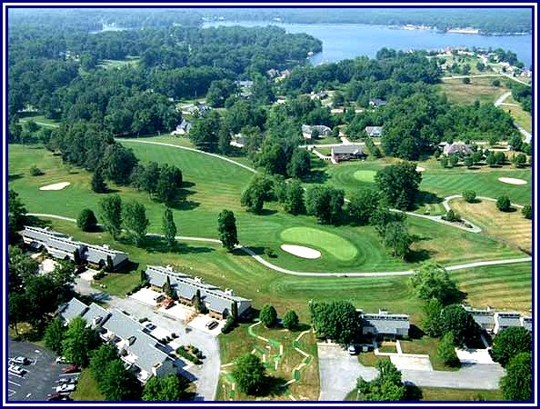 New Residential Construction: Golf Course and Lake Aerial View