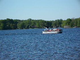 New Residential Construction: Pontoon Boats are popular at Lake Tansi